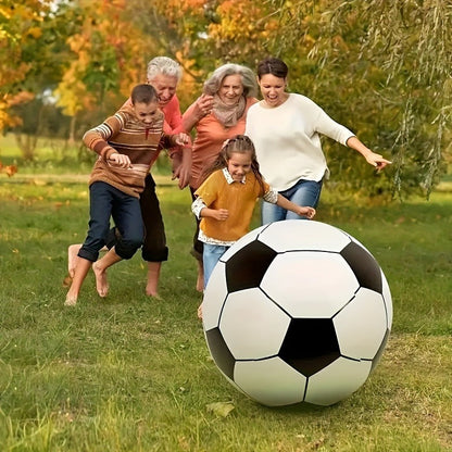 Giant Inflatable Soccer Ball for Indoor & Outdoor Use – Large Beach Ball for Pool Parties, Backyard Games, Playground Kickabout & Events