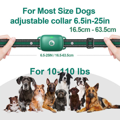 Smart Dog Training Collar with Remote – 3 Training Modes with Training Icons Electric Shock Collar Receiver Function for Large & Medium Dogs