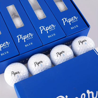 Golf Balls 3-Ply PU Cover with Soft Feel & High Visibility Colors, Professional Distance Golf Ball for Competitive Play and Training