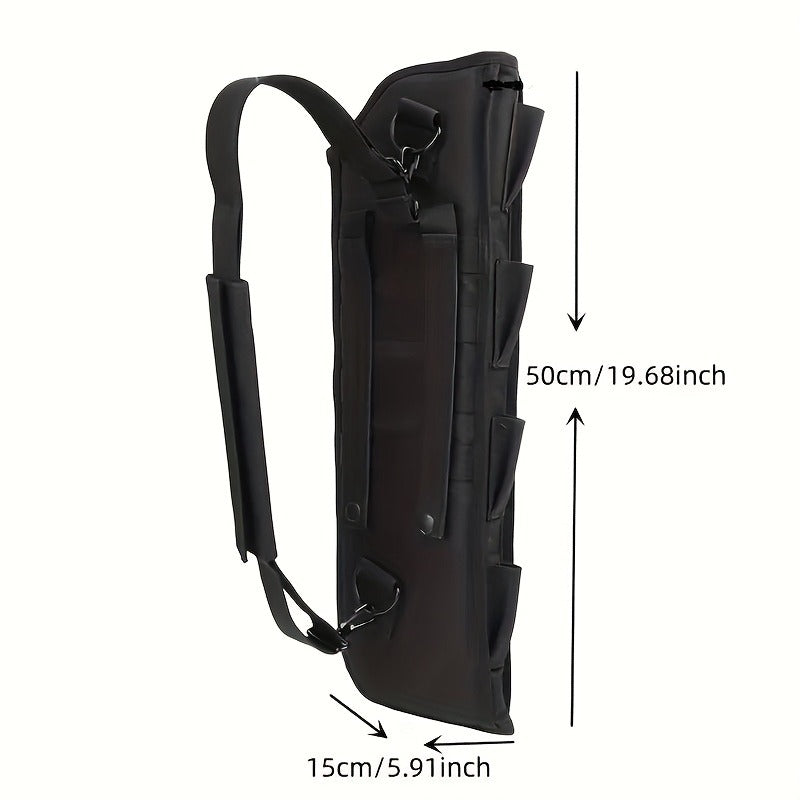 Tactical Shotgun Holster with MOLLE System – 19" 600D Oxford Cloth, Adjustable Strap & Shell Loops, Lightweight Hunting & Shooting Scabbard