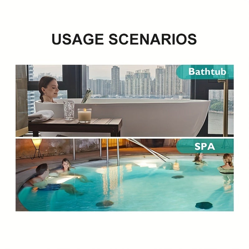 Full-Body Bathtub Cushion in 60 × 21.7-Inch Size with Aqua Mesh, Raised Headrest and Lumbar Pad