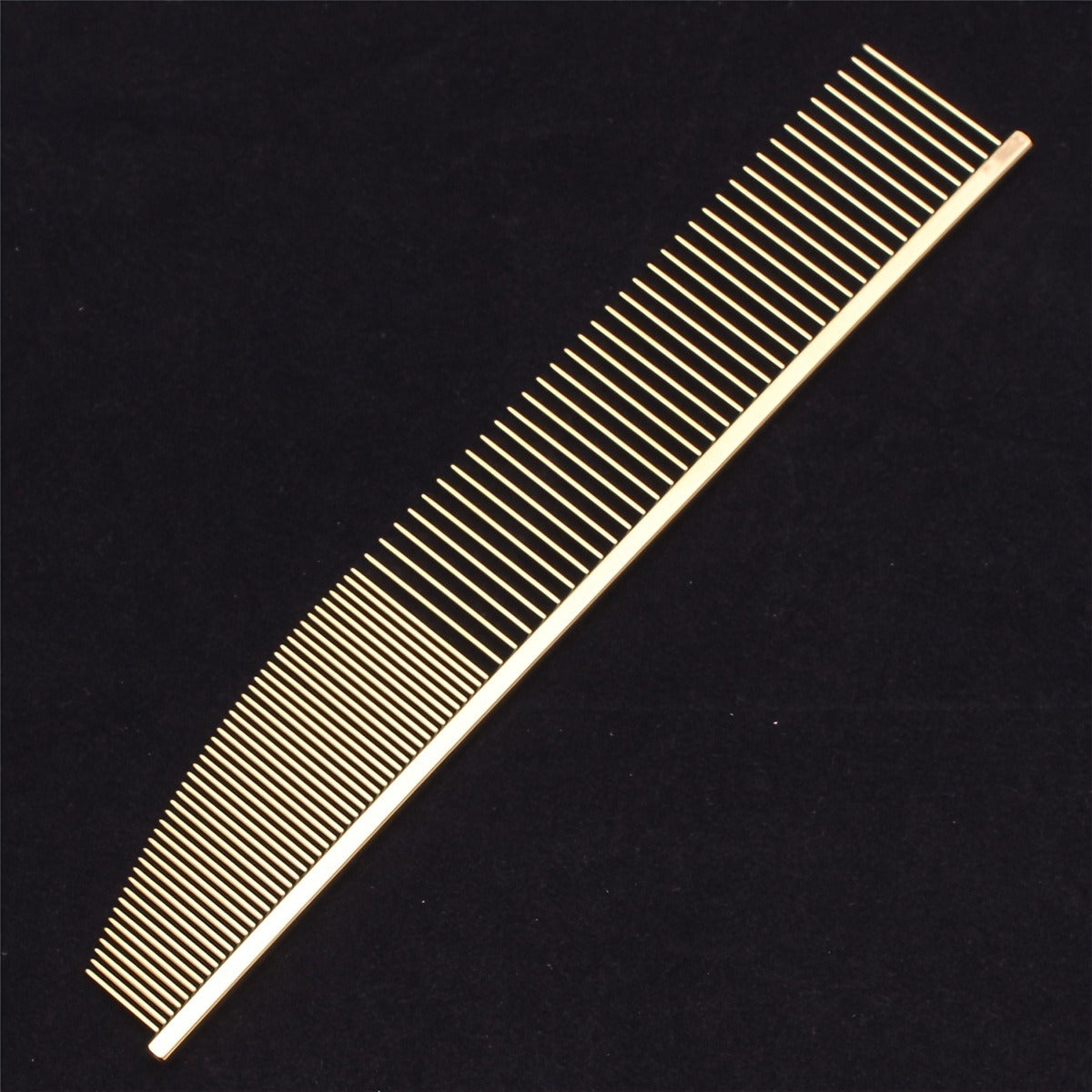 Pet Grooming Comb with Stainless Steel Teeth & Aluminum Handle – Professional Detangling Dematting Comb for Dogs & Cats, Removes Knots