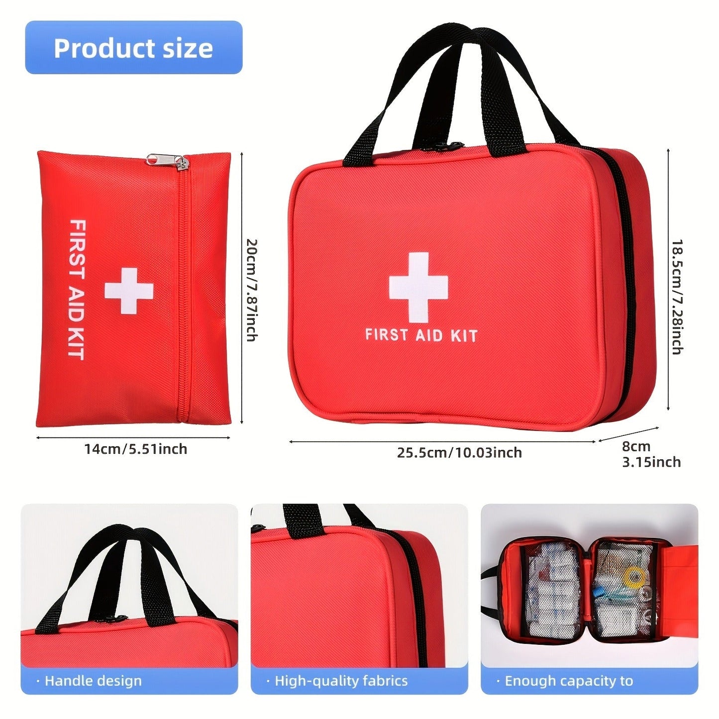 Snake Bite Kit & Venom Extractor Set of 21 – Bee Sting & Wasp Venom Pump with 4 Extraction Cups, Portable First Aid Suction Kit for Camping