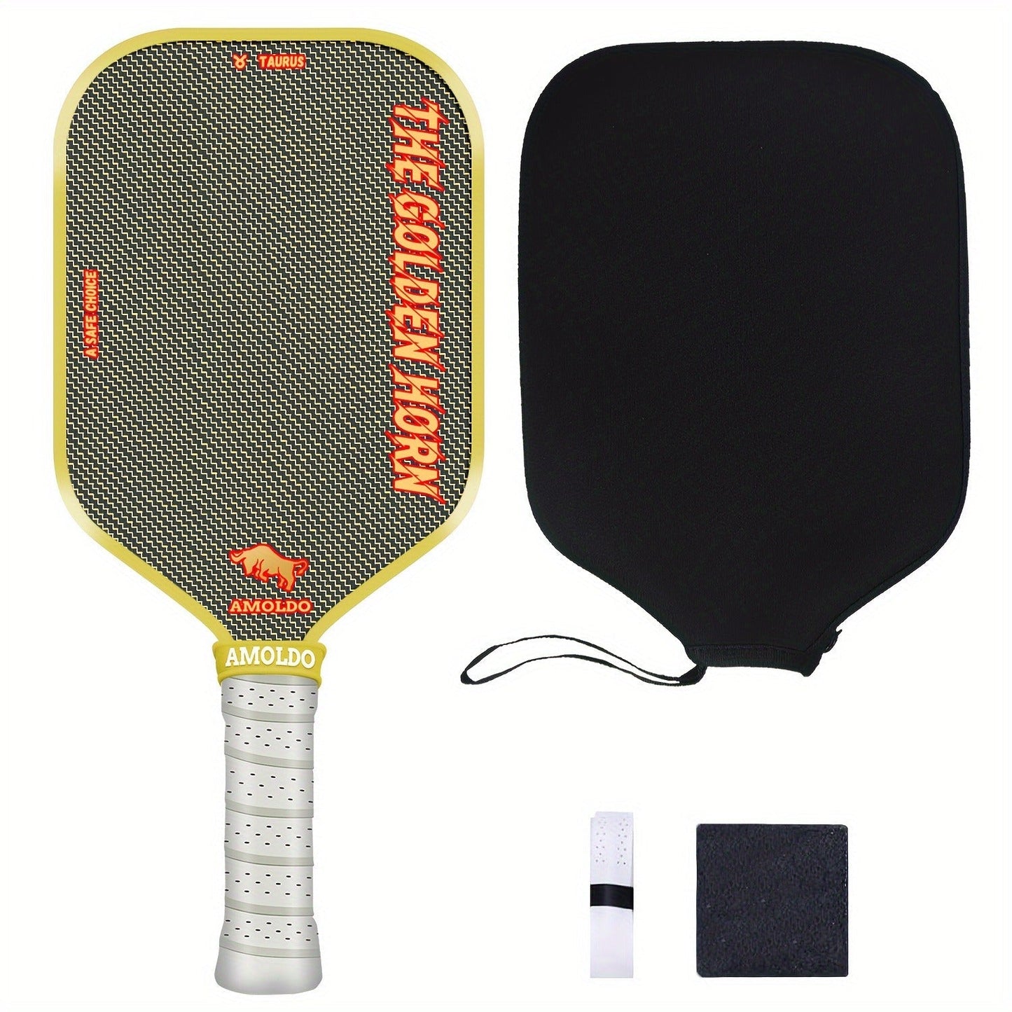 Titanium Pickleball Paddle 16mm Wire Woven Surface PP Honeycomb Core Hot Pressed Power Control Spin Pickleball Racket for Beginner