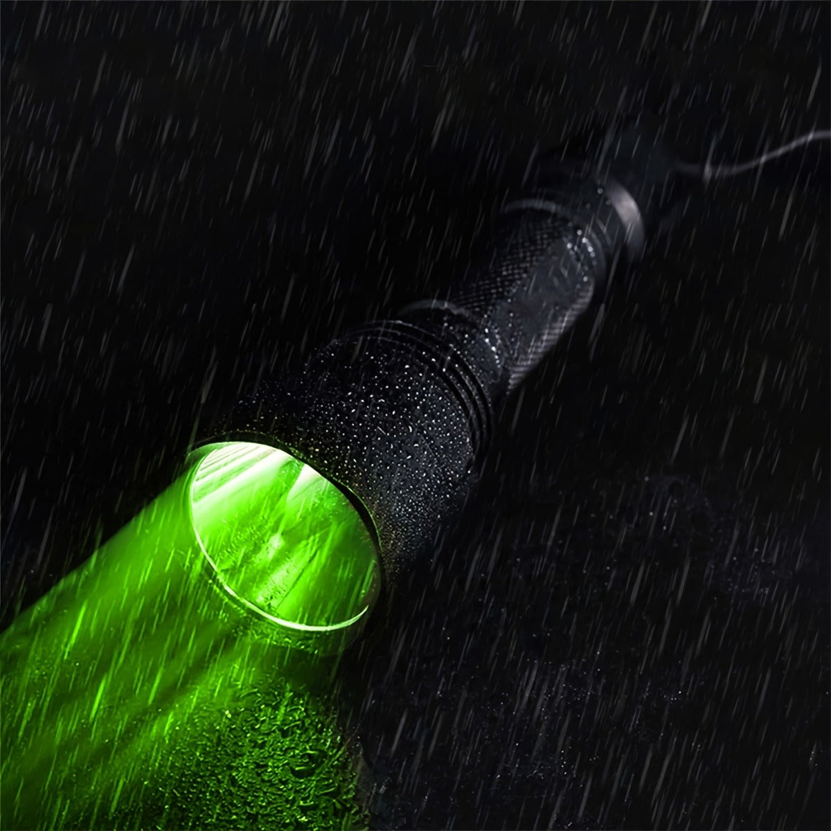 Flashlight Red, Green or White Hunting Light with Remote Switch, 18650 Battery and Mount Options