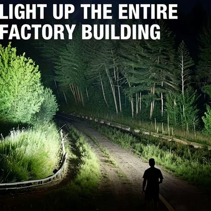 Tactical LED Flashlight 5000mAh Rechargeable Zoomable with Ignition Lens for Entryways, Bedrooms and Living Spaces