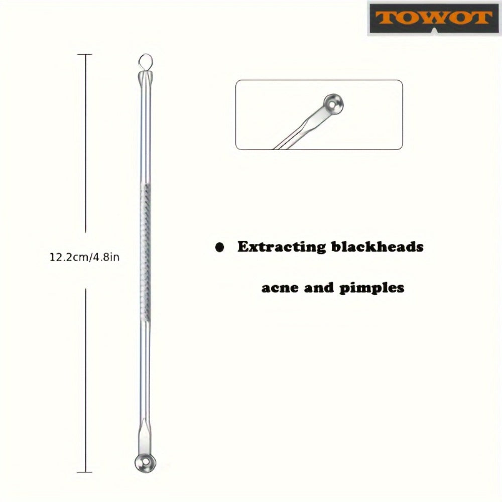 Blackhead Remover Tool Kit 11PCS Stainless Steel Pimple Popper Extractor - Professional for Bath Time, Home Spa and Personal Care