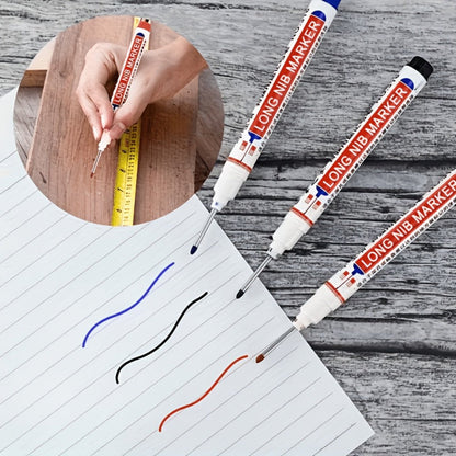 Deep Hole Marking Pens 29 Pack – Long Point Oil-Based Woodworking Markers, Multi-Color Red Blue Black Pencils for Wood, Ceramic