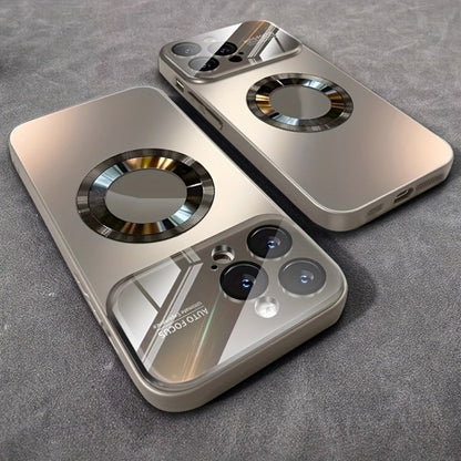 Titanium Matte iPhone Case Magnetic Wireless Charging Shockproof Glass Lens Cover for iPhone for an Everyday Personal Care Routine