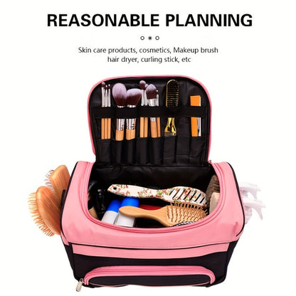 Hairdresser Tool Bag Multi-Functional Salon Styling Organizer with Adjustable Strap Large Capacity Hair Makeup Artist Case for Professionals