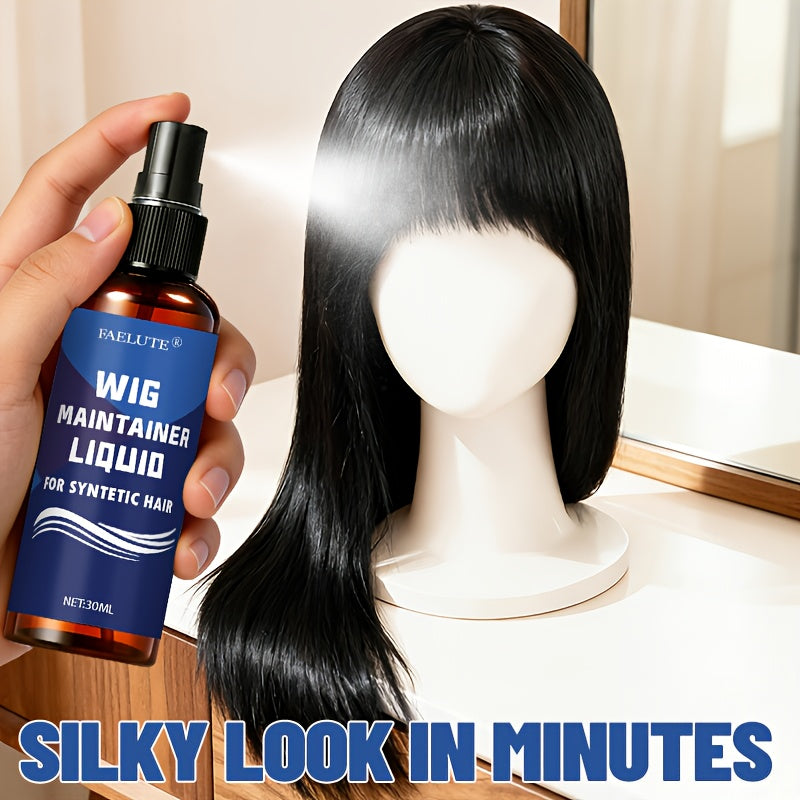 Synthetic Wig Detangling Spray Anti-Frizz Shine Conditioning Mist for Home, Travel and Salon Hair Styling