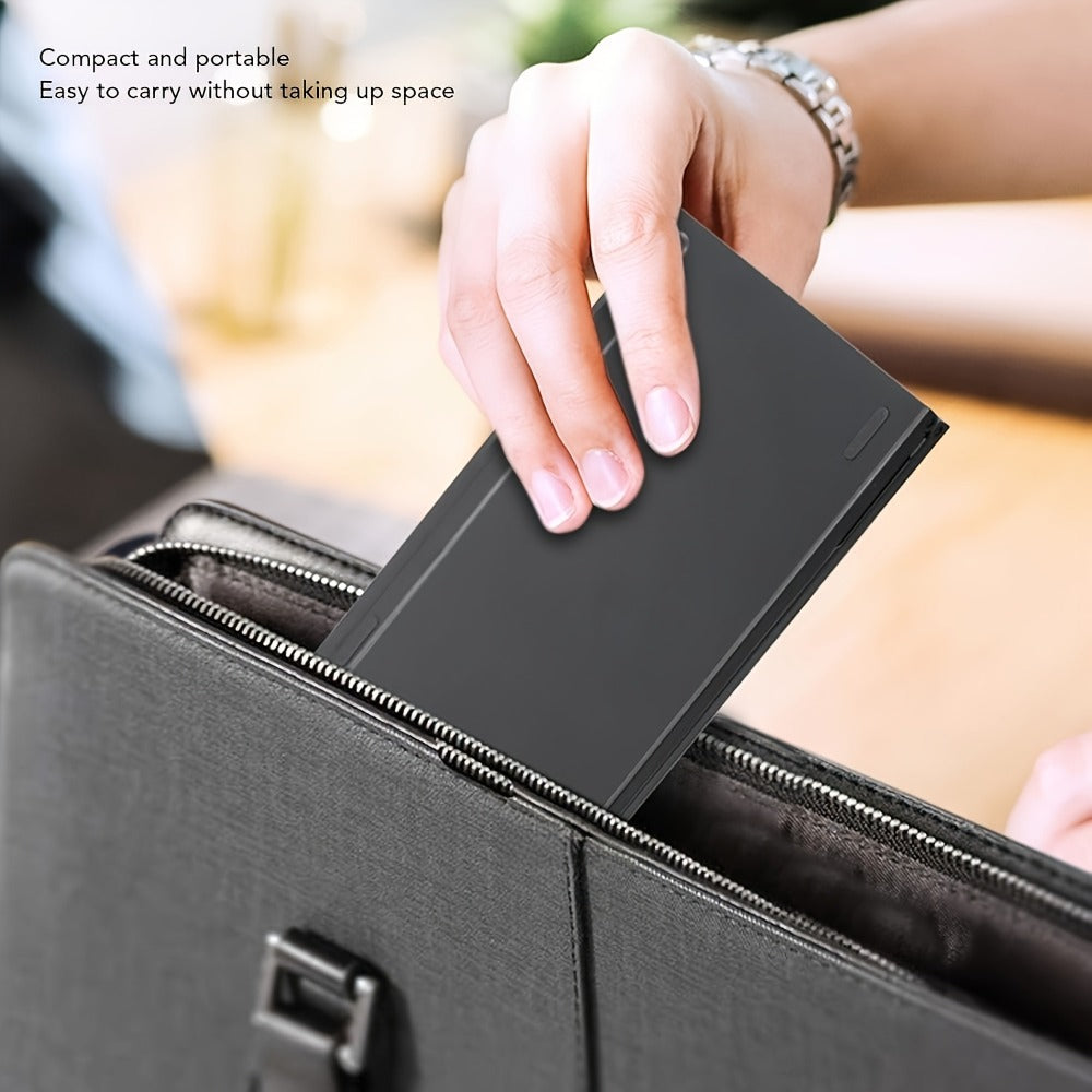 7.3mm Ultra-Slim Magnetic Wireless Keyboard Rechargeable Foldable Compact Bluetooth Keyboard for an Everyday Personal Care Routine