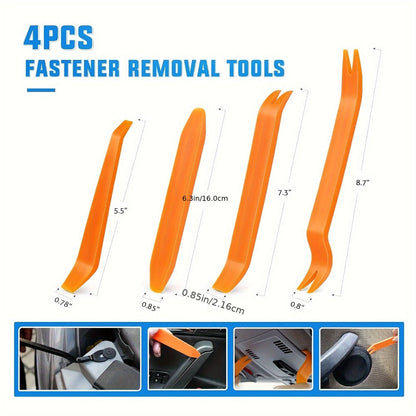 Automotive Fastener Clips Kit 680pcs + Removal Tools – Universal Car Door Panel Bumper Fender Rivet Push Clips Expansion Screws Replacement