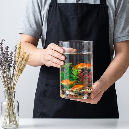 Glass Cylinder Vases for Centerpieces Bulk 12/24pcs, Clear Flower Vases for Wedding Decorations, Floral Arrangements