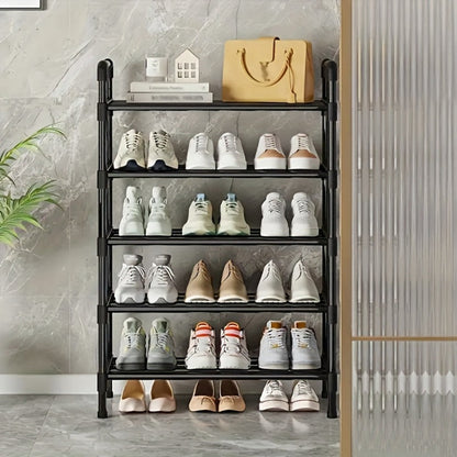 Shoe Rack Multi-Layer Space Saving – 3 to 8 Tier Shoe Storage Stand Organizer for Entryway Bedroom Closet Corridor
