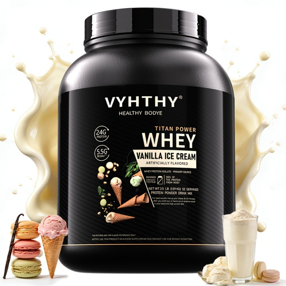 Whey Protein Powder Isolated & Hydrolyzed Blend with BCAAs, Low Carb Sports Nutrition Shake for Women