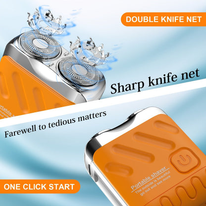 Electric Shaver Mini Dual Floating Blade with USB Charging and Select Waterproof or Digital Display Options