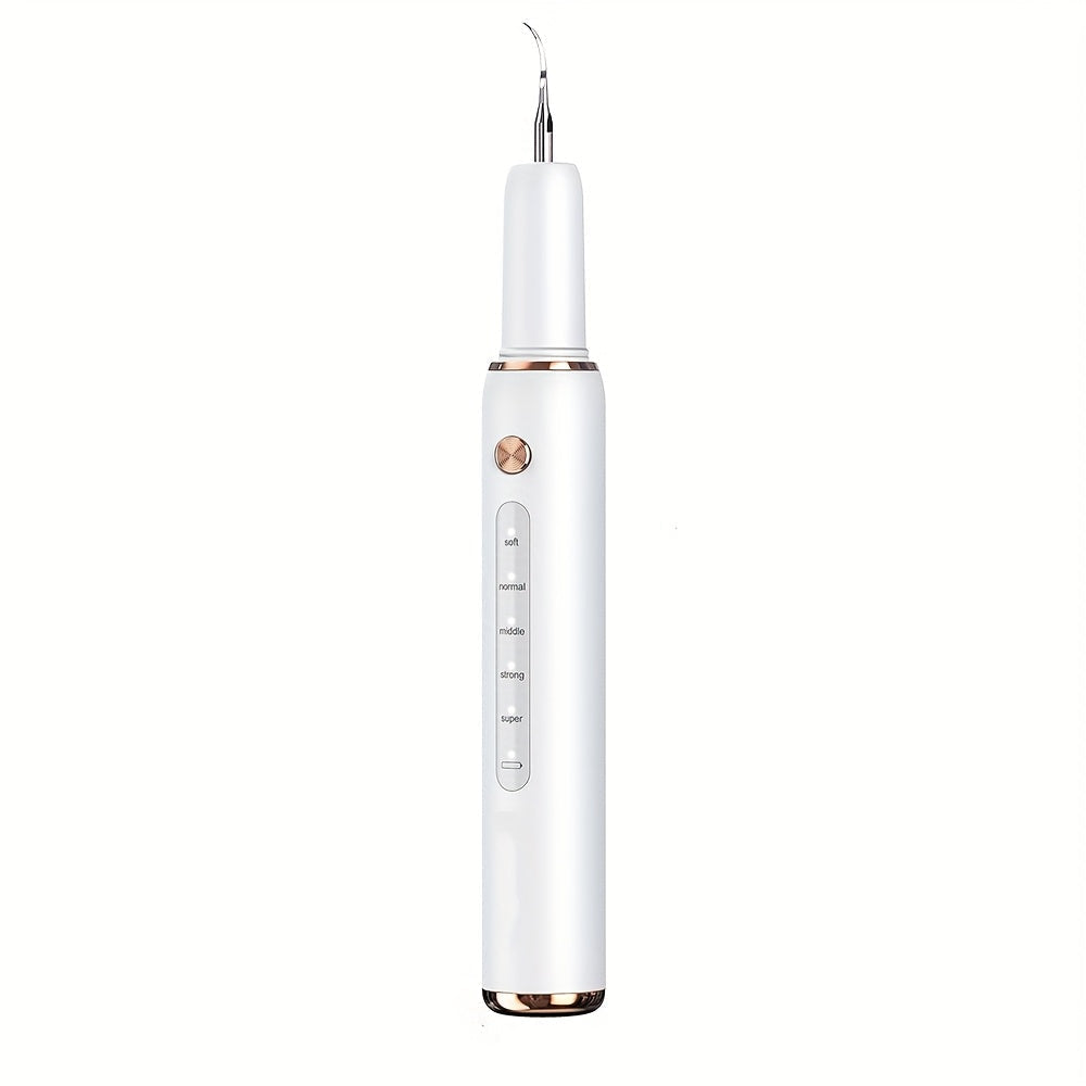 Ultrasonic Tartar Remover Electric Tooth Cleaner 5-Speed IPX6 Waterproof USB Rechargeable Dental Scaler