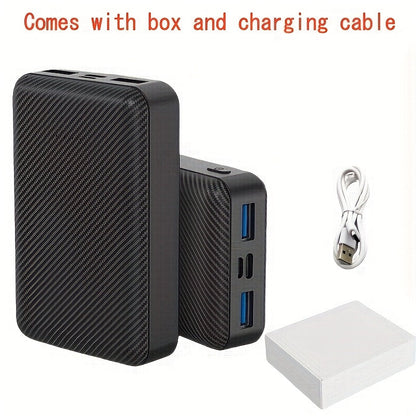 Power Bank 20000mAh 5V/3A for Heated Clothing with Dual USB Output and USB-C/Micro Input for Winter Wear