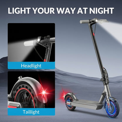 Electric Scooter for Adults 350W Motor 19 MPH 21-Mile Range Foldable with the Listed Color, Size or Set Options for Everyday Use