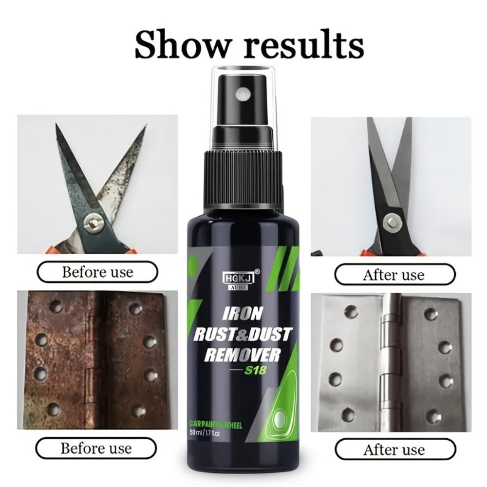 Rust Remover Spray Multi-Surface – Powerful Rust Dissolver for Car, Metal, Tile for Home Cooking, Dining and Outdoor Meals