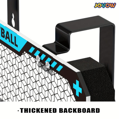 Over Door Basketball Hoop with LED Lights & Electronic Scoreboard, Mini Hoop Set with 4 Balls for Kids Teens Adults