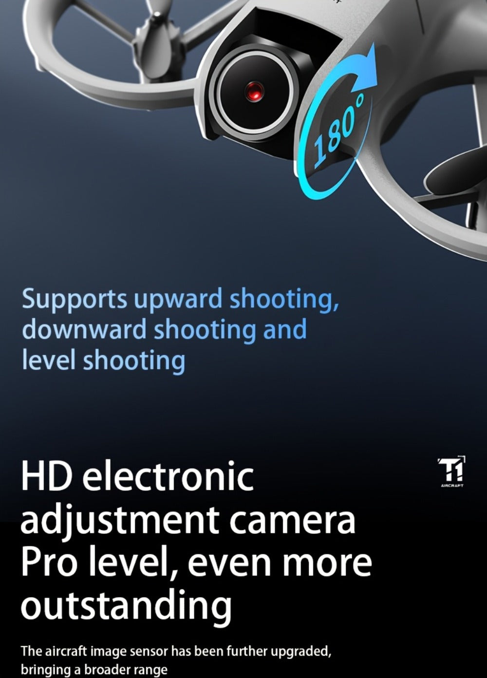 Mini 4K FPV Drone 180° Rotating Dual Camera Optical Flow Positioning Dual Batteries 360° Flip One-Key Takeoff Anti-Shake