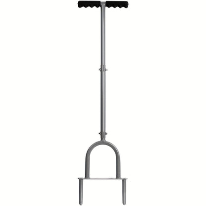 Lawn Aerator, Manual Core Aerating Tool Dethatching Compacted Soil for Garden, Patio and Yard Use