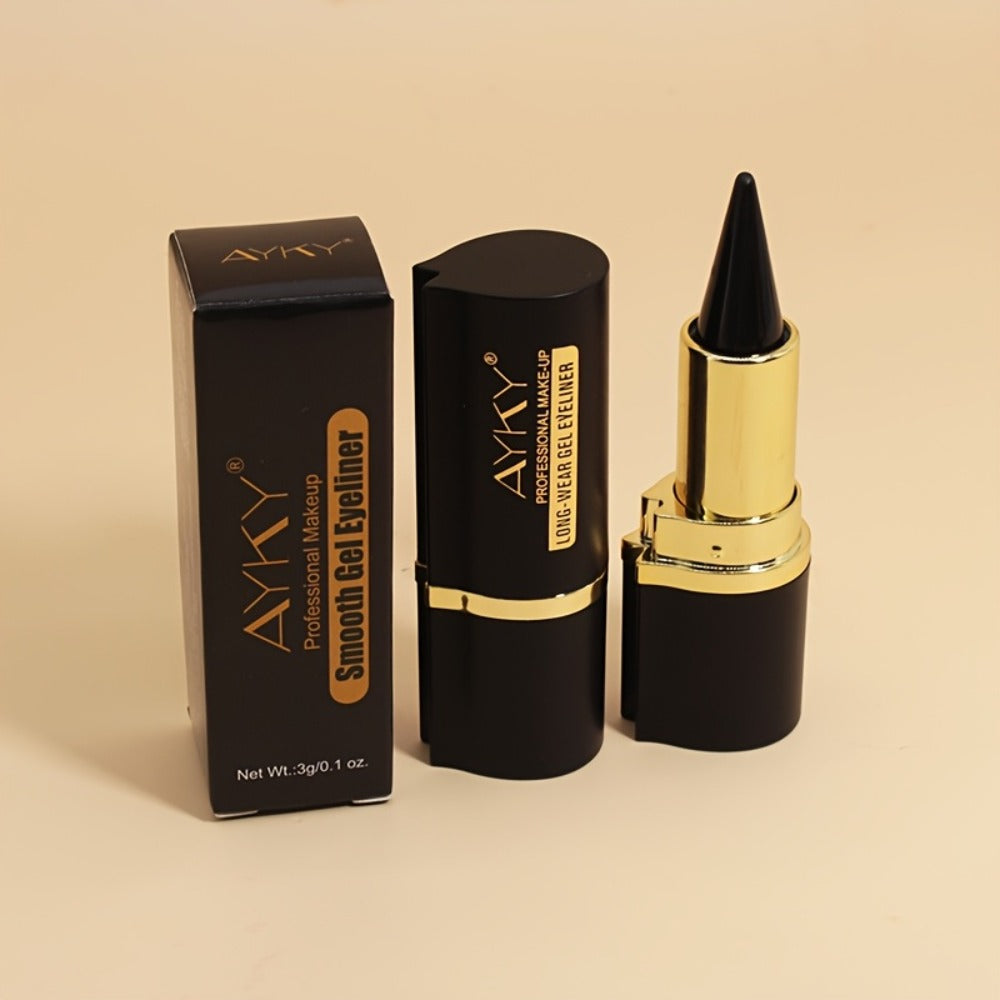 Waterproof Eyeliner Pencil 2-Pack for Women – Smudge-Proof Sweat-Resistant Black Liner, for Makeup, Travel and Everyday Vanity Use