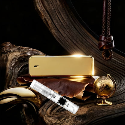 Men's Luxury Cologne 3.4oz Oriental Fragrance Scent Golden Spray Portable Travel Daily Use Christmas Gift for Him 100ml