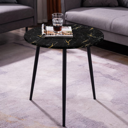 Black Marble Wallpaper Self-Adhesive Peel and Stick | Gold Vein Kitchen Backsplash Contact Paper | 23.62" x 196.85" Large Removable Wall