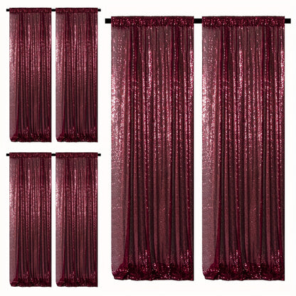 Sequin Backdrop Curtains 2FTx8FT Glitter Photography Background Panels for Party Wedding Birthday for an Everyday Personal Care Routine