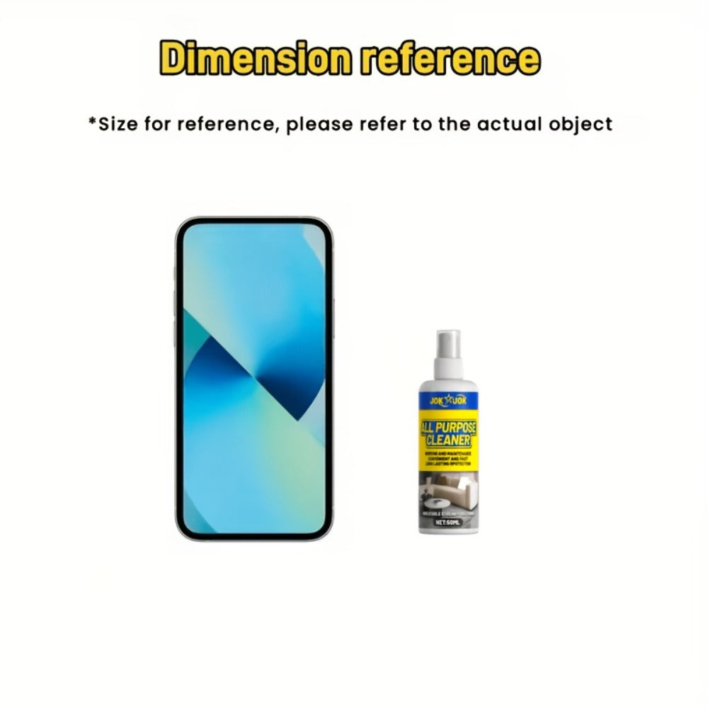 Dry Cleaning Spray for Sofa, Carpet & Leather, Waterless Fabric Stain Remover Spray with Glycerin
