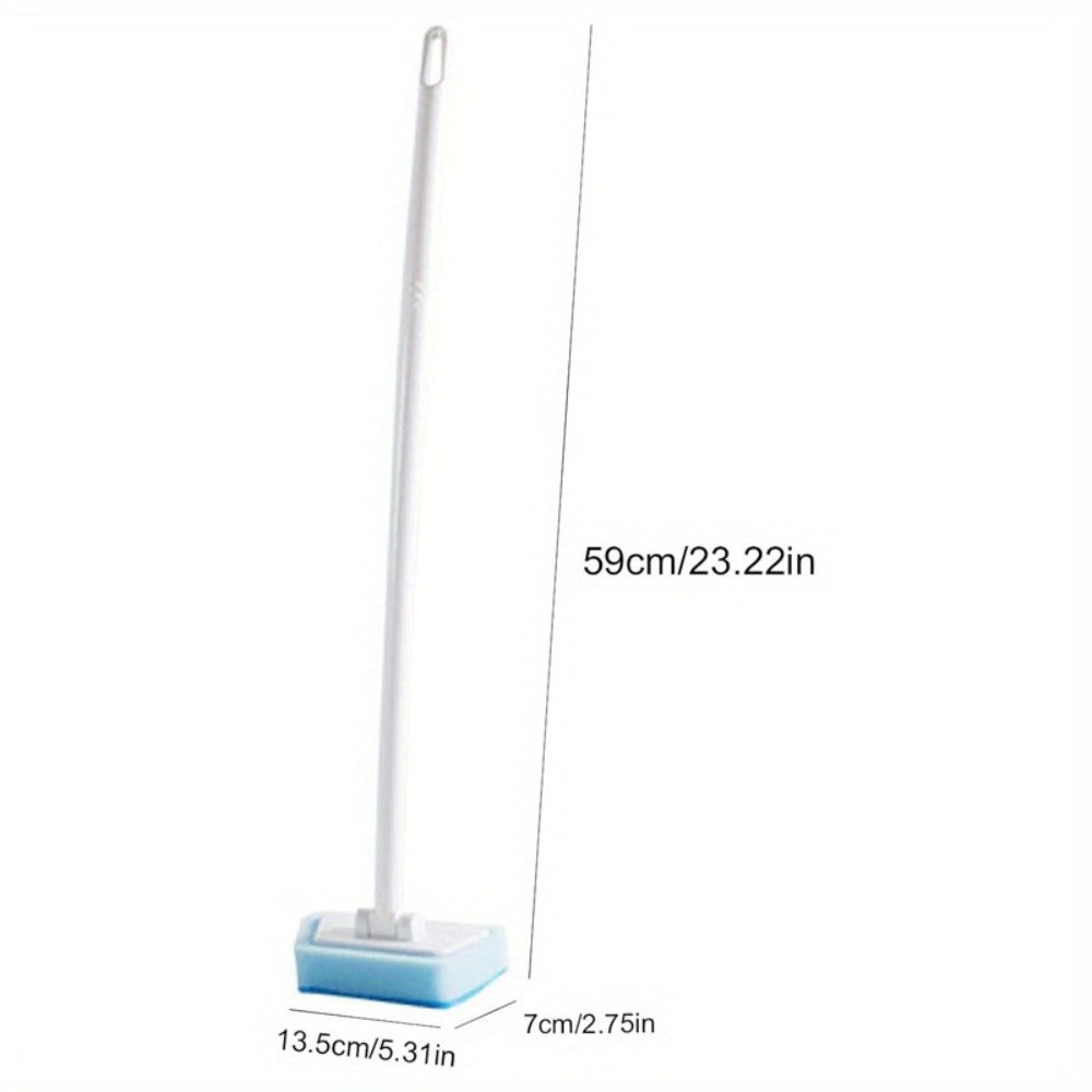Shower Cleaning Brush Set Replaceable Heads – Bathtub Scrubber, Wall Tile Brush, Window Glass Cleaner & Floor Brush