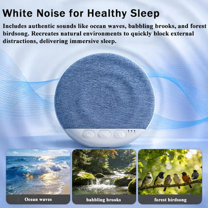 Sleep Pillow Speaker Wireless White Noise Machine with Rain Ocean Sounds, 2-Pack 49g Sleep Headphones