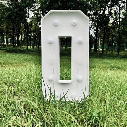 28.7-Inch Warm White LED Numeral Party Display in Paper and PS Foam Board with Seven Model Options