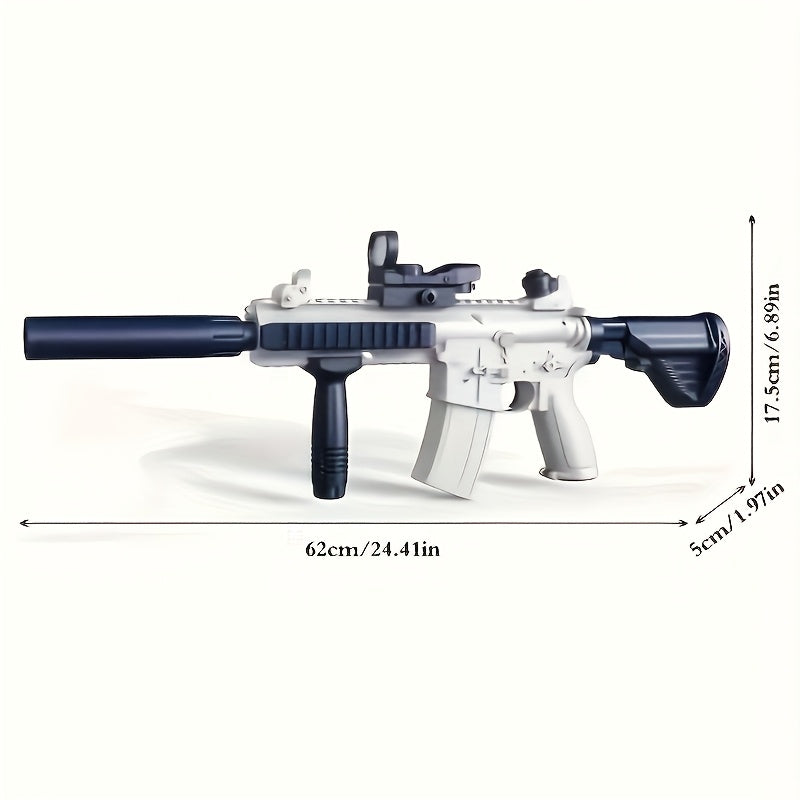 Continuous-Fire Water Gun for Kids & Adults, High- Long-Range Squirt Blaster for Summer Beach Pool Backyard Outdoor Play