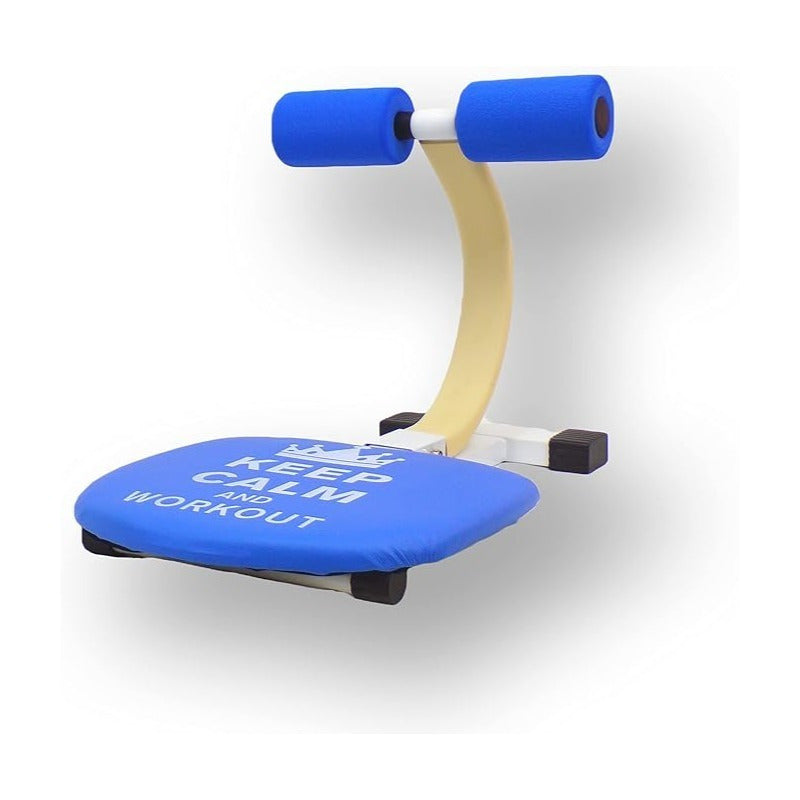 Fitness Equipment FabFit Ab Crunch Trainer with Dual Roller Frame Yoga Mat and Three Color Options