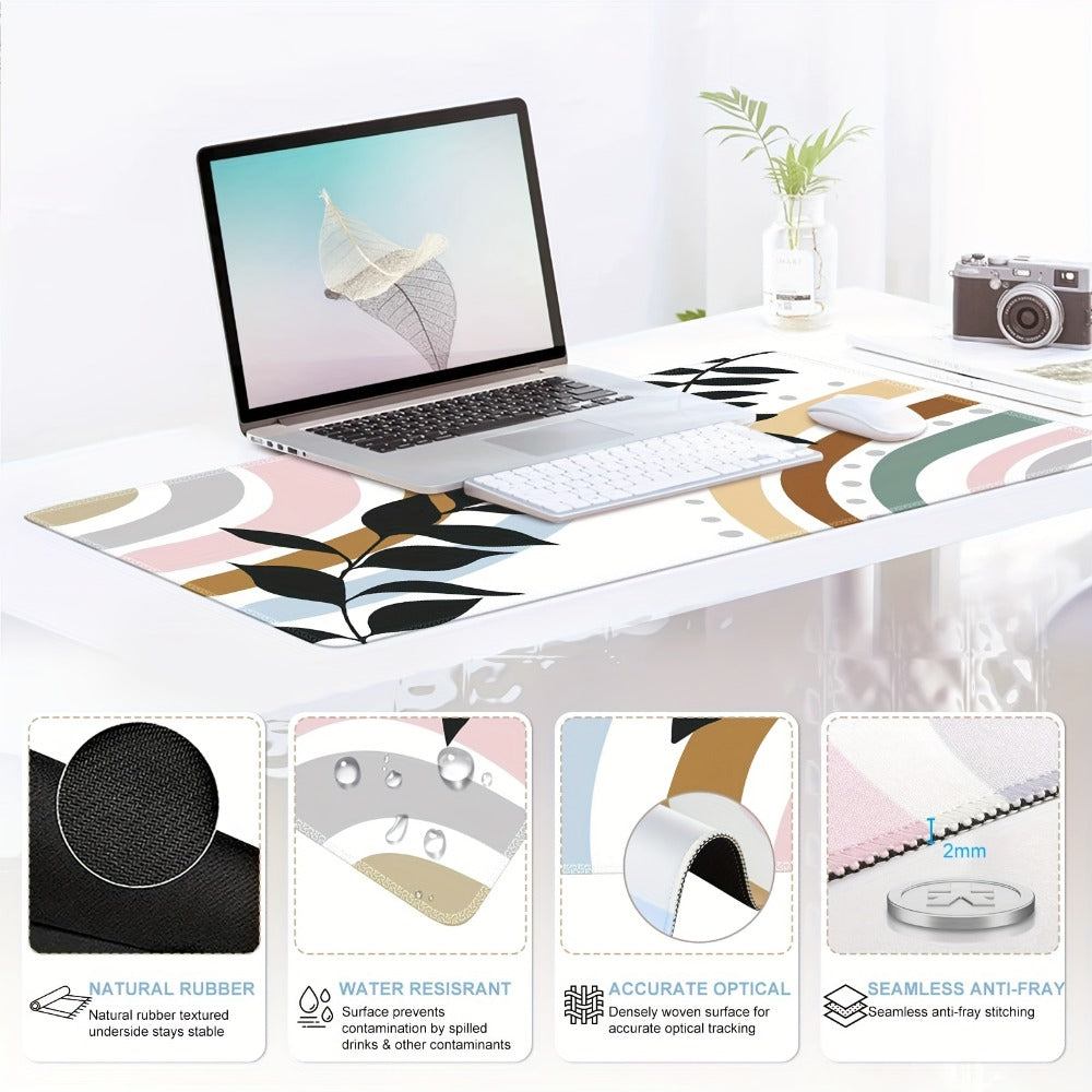 XXL Gaming Desk Mat & Mouse Pad Wrist Rest Set 4-in-1 Bundle – Keyboard Wrist Rest, Mouse Wrist Rest & Coaster