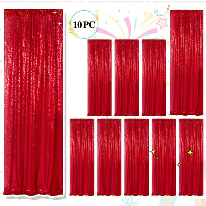 Sequin Backdrop Curtains 2FTx8FT Glitter Photography Background Panels for Party Wedding Birthday for an Everyday Personal Care Routine