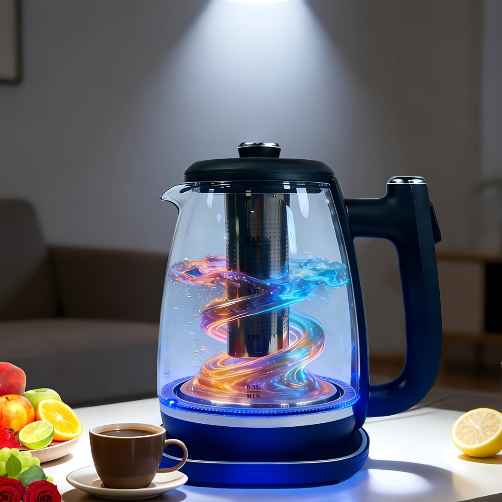 Electric Kettle 1.8L Stainless Steel, Fast Boil with Auto Shut-Off, Boil-Dry Protection, Removable Filter & 360° Swivel Base