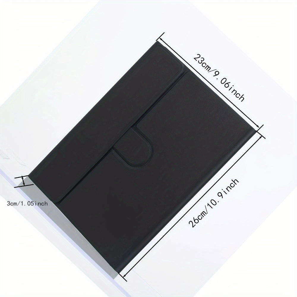 360° Rotatable iPad Keyboard Case with Backlit Keys, Trackpad & Apple Pencil Holder, Compatible with iPad Pro 11"