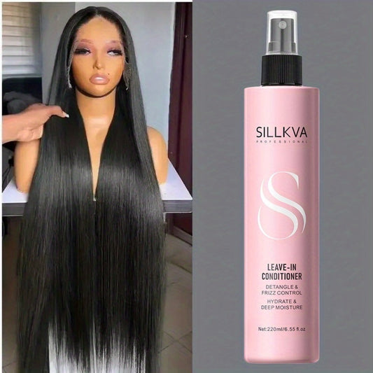 Wig Conditioner Spray with Argan Oil & Vitamin E Leave-In - Sillkva Care for Synthetic & Human Hair Wigs