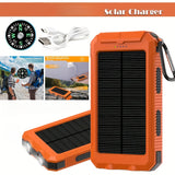 Orange Power Bank + Data Cable + Backpack Hook