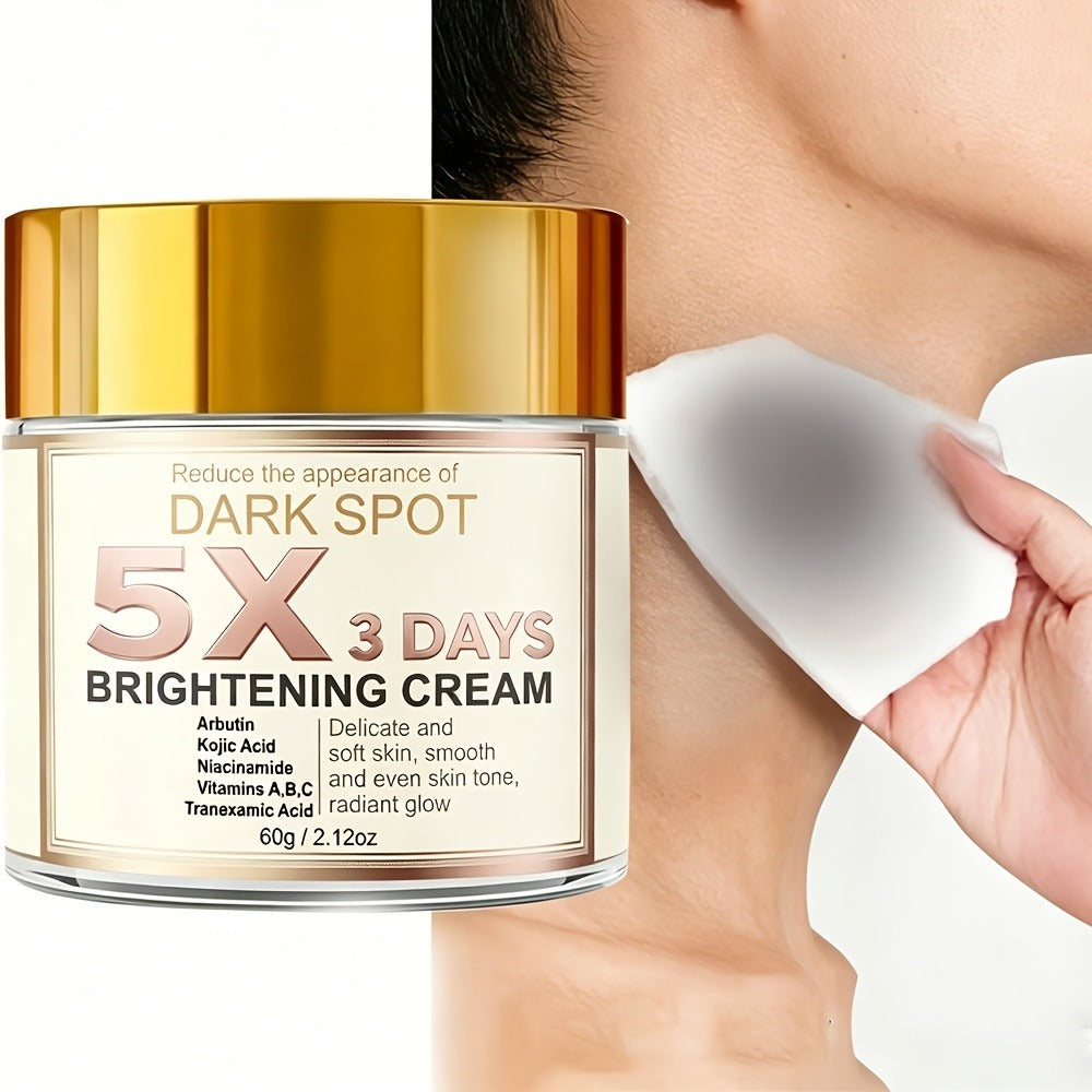 Kojic Acid Cream for Dark Spots – Skin Brightening Face Cream with Vitamin C, Arbutin & Niacinamide, Fades Hyperpigmentation Dullness Uneven