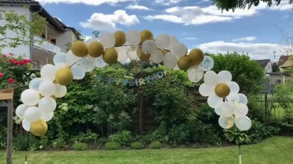 Balloon Arch Kit Stand Set with Water-Fillable Base, Adjustable 9FT Tall 10FT Wide Balloon Column Stand for Wedding Birthday Party Christmas