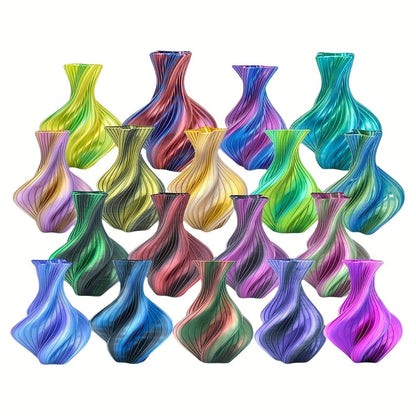Ender 3 5 Neo PLA Filament 1.75mm 1kg 2.2LB High Gloss Low Warping – Black White Dual Tri Rainbow Multicolor Shiny Finish Smooth Extrusion