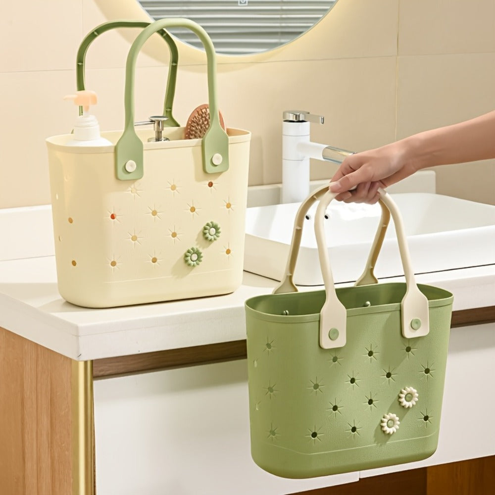 Shower Caddy Basket with Handles – Large Mesh Bath Organizer Drainable Sand with the Listed Color, Size or Set Options for Everyday Carry