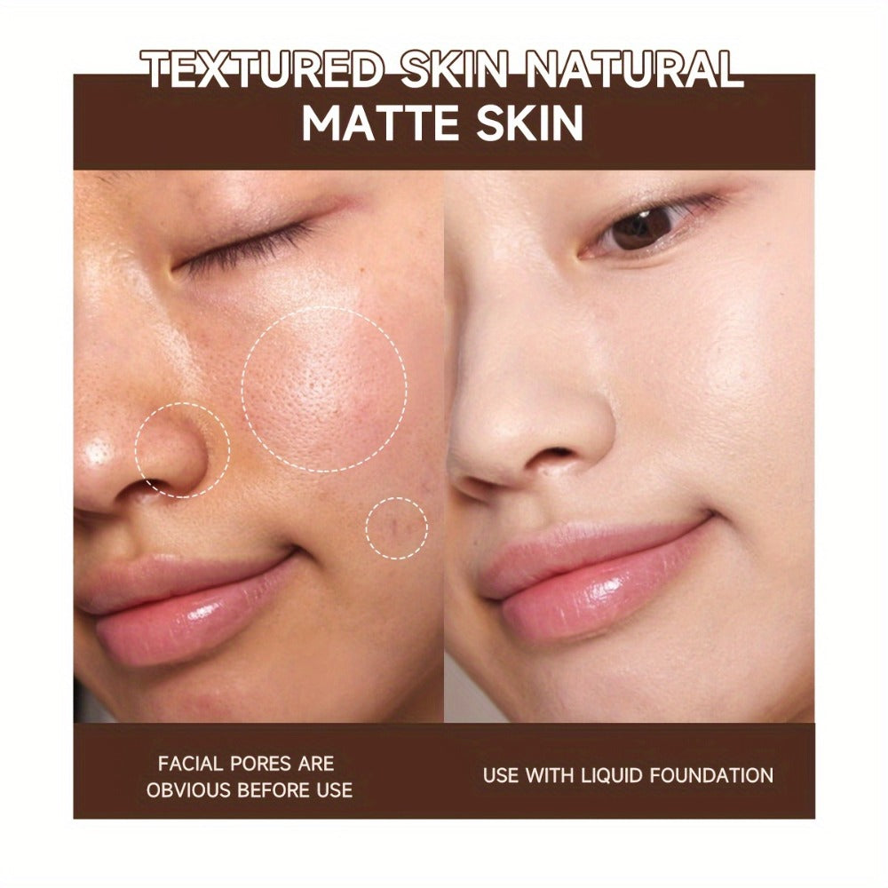 Matte Foundation Stick 2pcs Full Coverage Pore Minimizing – Long-Lasting Oil Control Korean Cosmetic Formula