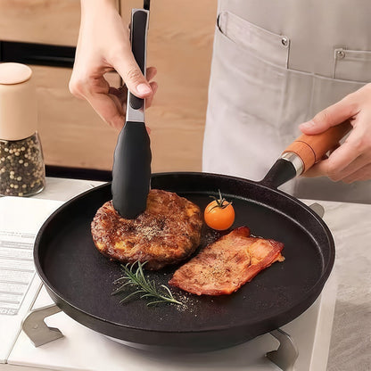 Cast Iron Skillet Non-stick Flat Pan 8.27/9.45/10.63 Inch for Pancakes Eggs & Crepes for Home Cooking, Dining and Outdoor Meals